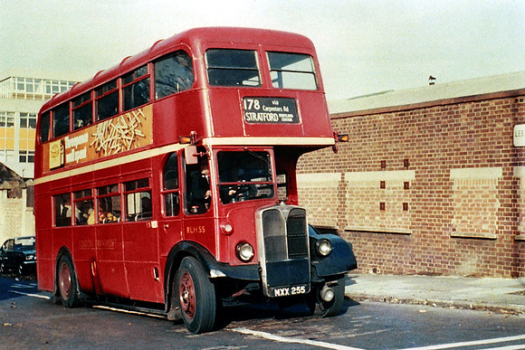 London Transport RLH55 (MXX255)
