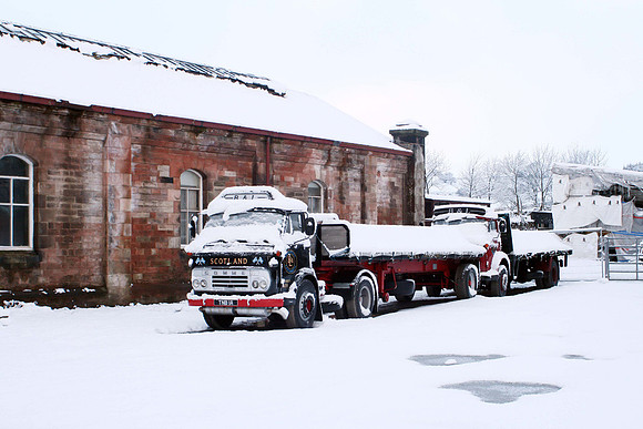Commers in snow