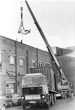 Volvo F88 & mobile crane