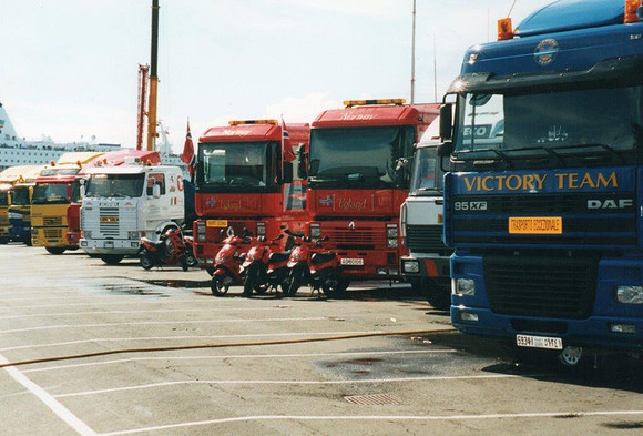 Relatively late line up of continentals