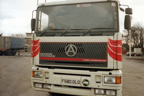 1989 Seddon Atkinson Strato E350 F580OLD