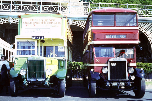 1929 Leyland Titans UF4813 and WH1553