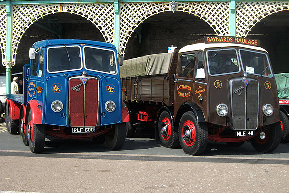 Two AEC Mammoth Major Mk IIIs at Brighton