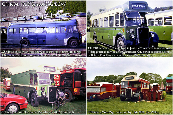 1939 Bristol L5G/ECW CFH604 1971-2006