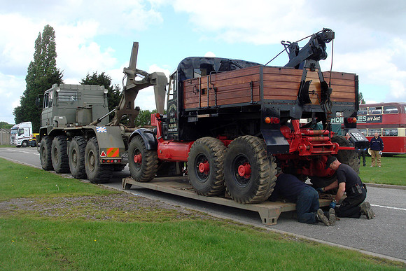 Foden N559HAB with Scammell TVS724
