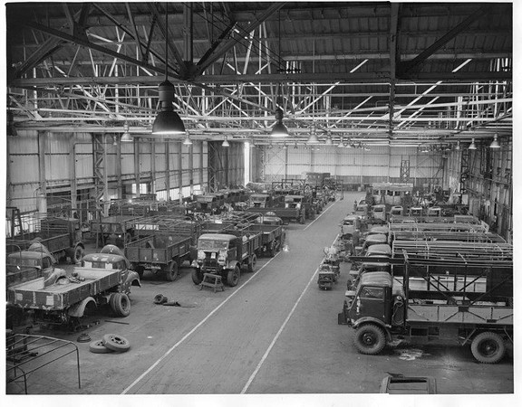 Variety of military trucks post war Lep Doncaster