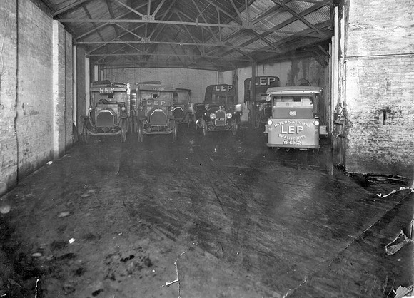 i  Lep's garage including vans and an SD