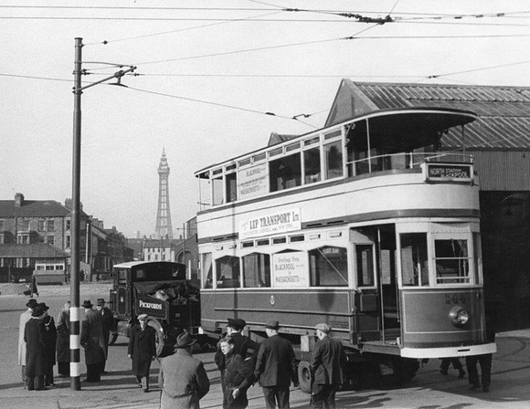 aa Tram arrives Liverpool by Pickfords