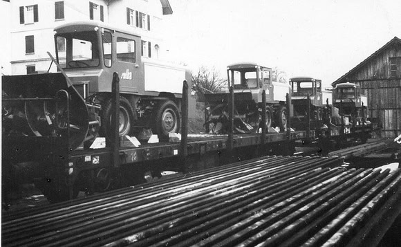 Rail movement of road sweepers