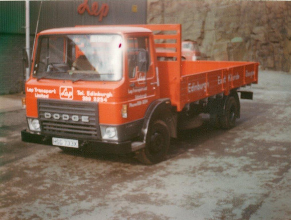 c 1982 Dodge dropside of Lep Edinburgh