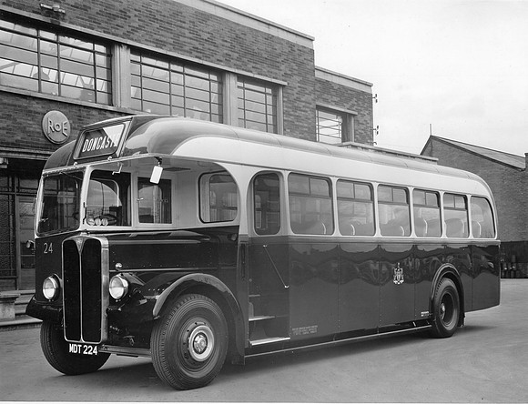 ACV negative 7948 - MDT224 - AEC Regal III - Roe - Doncaster 24