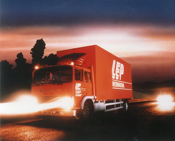 Volvo at night