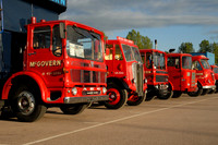 Gaydon evening line-up in red