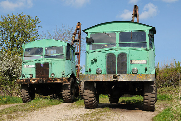 AEC Matadors DUJ860 and ARE986D