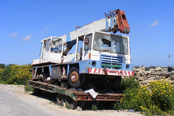 Disused Hydrocon Clansman, Malta