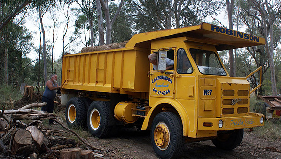 Foden half-cab tipper